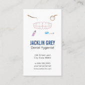 Carte De Visite Dents de gencives | Outils dentaires (Devant)