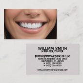 Carte De Visite Dents de sourire parfaits (Devant / Derrière)