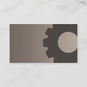 Carte De Visite Dents grises - affaires (Dos)