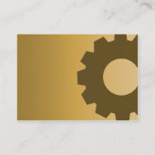 Carte De Visite Dents oranges - potelées (Dos)