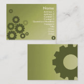 Carte De Visite Dents vertes - potelées (Devant / Derrière)