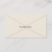 Carte de visite d'enveloppe de courrier important (Dos)