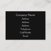 CARTE DE VISITE DÉPANNAGE (Dos)