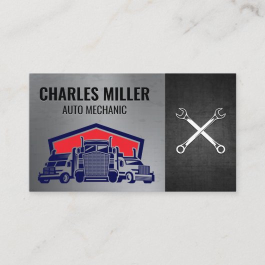 Carte De Visite Dépannage | Clés | Services automobiles (Devant)