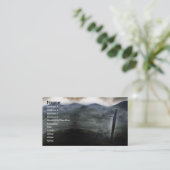 Carte de visite d'épée de destin (Debout devant)