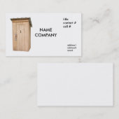 Carte De Visite dépendance de cyprès (Devant / Derrière)