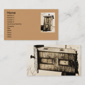 Carte De Visite Dépendance de deux histoires - cru (Devant / Derrière)