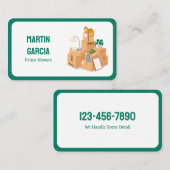 Carte De Visite Déplacement (Devant / Derrière)