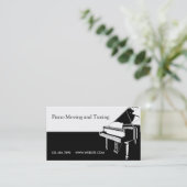 Carte De Visite Déplacement de piano et réglage Déplacement de mus (Debout devant)