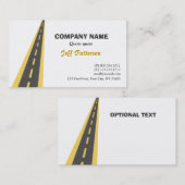 Carte De Visite Déplacement de voyage de route (Devant / Derrière)