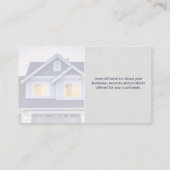 Carte De Visite Déplacement et perçage | Maison (Dos)