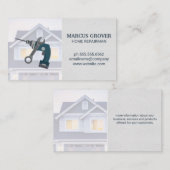 Carte De Visite Déplacement et perçage | Maison (Devant / Derrière)