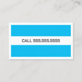 Carte De Visite Déplacements (Dos)