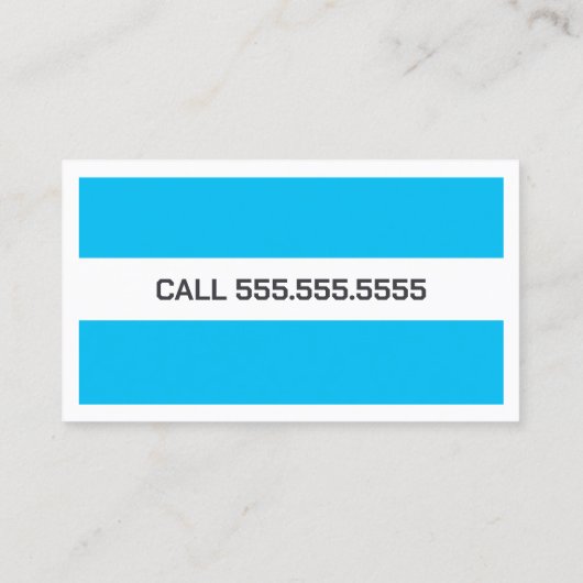 Carte De Visite Déplacements (Dos)