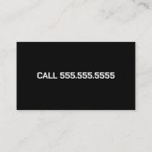 Carte De Visite Déplacements (Dos)