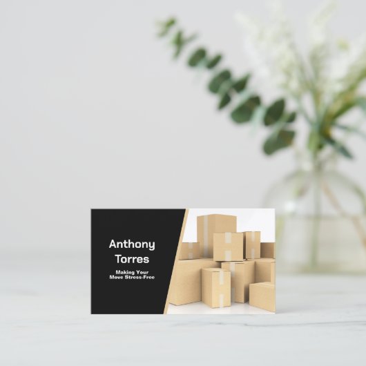 Carte De Visite Déplacements (Debout devant)