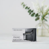Carte De Visite Déplacements de piano (Debout devant)