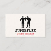 Carte De Visite Déplacer Deux Gars D'Odd Jobs (Devant)