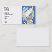 Carte de visite déplaisant de chat (Devant / Derrière)