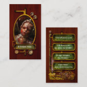 Carte De Visite Déplaisant - poupée - il est le meilleur de les (Devant / Derrière)