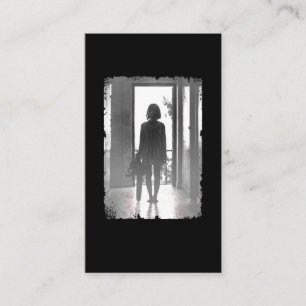 Carte De Visite Déplaisante tronçonneuse Horreur Dark Art