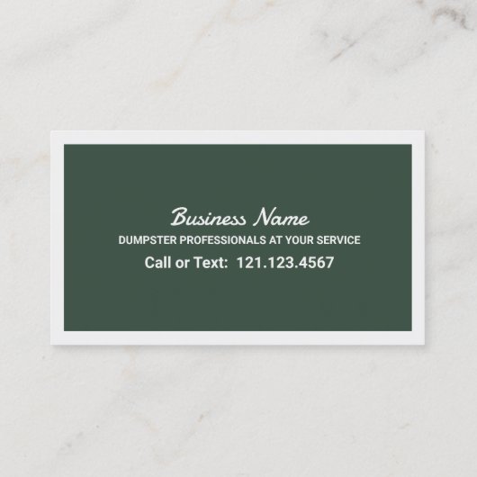 Carte De Visite Dépôt (Dos)