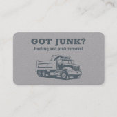 Carte De Visite Dépotoir (Devant)