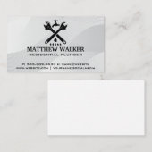 Carte De Visite Dépouille | Écoulement d'eau | Pompe (Devant / Derrière)