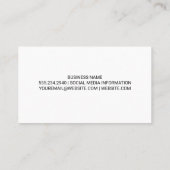 Carte De Visite Dépouille | Outils sur table en bois (Dos)