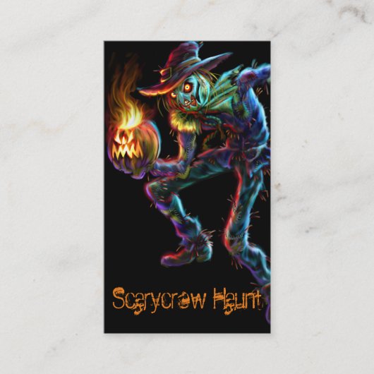 Carte de visite d'épouvantail de Scarycrow (Devant)