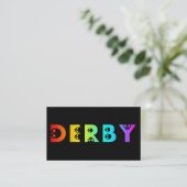 Carte De Visite Derby : skullphabet (Debout devant)