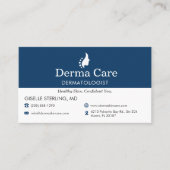 Carte de visite dermatologue Code QR (Devant)