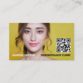 Carte De Visite Dermatologue élégant, Clinique de dermatologie, Co (Devant)