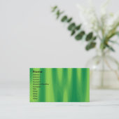 Carte De Visite Derrière le rideau vert (Debout devant)