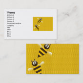 Carte de visite des abeilles (Devant / Derrière)