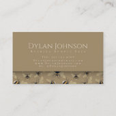 Carte de visite des abeilles boursouflantes (Dos)