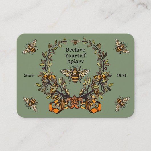 Carte de visite des abeilles victoriennes (Devant)