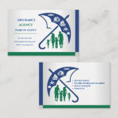 Carte de visite des agents d'assurance (Devant / Derrière)
