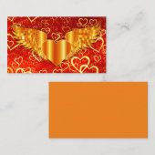 Carte de visite des ailes d'or (Devant / Derrière)