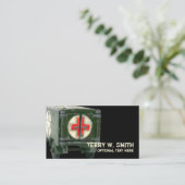 Carte de visite des ambulances de l'armée (Debout devant)