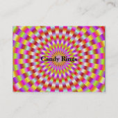Carte de visite des anneaux Candy (Dos)