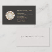 Carte de visite des Arts de guérison holistique de (Devant / Derrière)