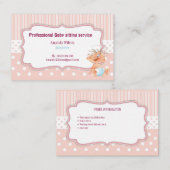 Carte de visite des baby-sitters (Devant / Derrière)