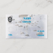 carte de visite des bérets verts du groupe des for (Dos)