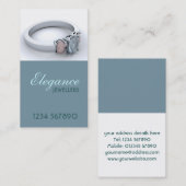 Carte de visite des bijoutiers (Devant / Derrière)