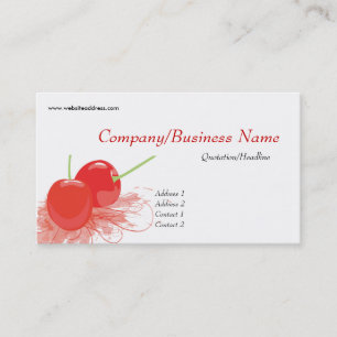 Carte de visite des cerises 2