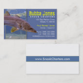 Carte de visite des chartes de pêche (Devant / Derrière)