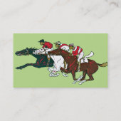 Carte de visite des chevaux de course (Dos)