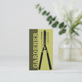 Carte De Visite Des ciseaux de jardinage paysagers pour les jardin (Debout devant)