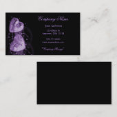 Carte de visite des Coeurs d'Améthyste (Devant / Derrière)